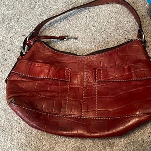 Cute red Fossil purse for sale